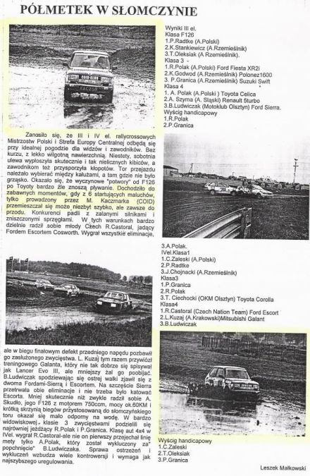 Słomczyn-4 eliminacja 1996r.
